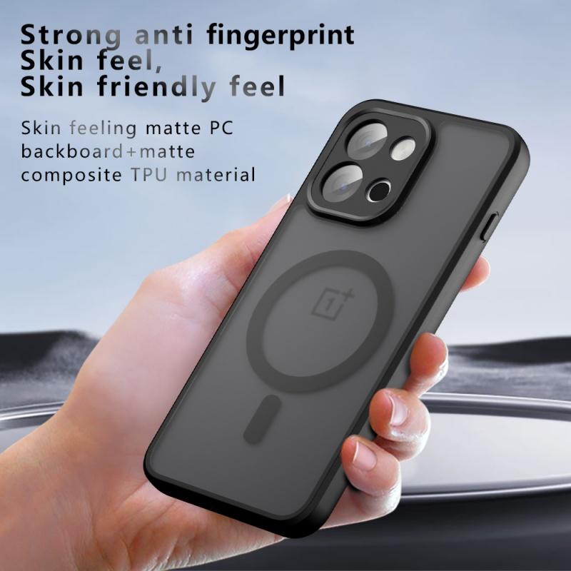 Für OnePlus 13 13T Fusion Neo Stylus Hülle Matt Magsafe Sturzsicher Eingebauter Airbag Nicht vergilbende Hülle