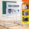Mobiel Dubbelzijdig Magnetisch Whiteboard & Krijtbord met Standaard - Ideaal voor Thuis, Kantoor of Klaslokaal