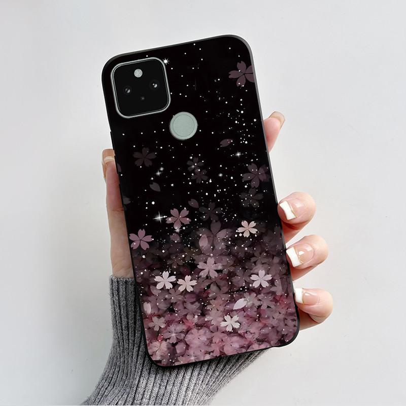 

For Google Pixel 5 5A Case Cute Cat Cartoon Love Heart Silicone Soft TPU Back Cover For Pixel 5 5a Shockproof Protective Coque Pixel 5A