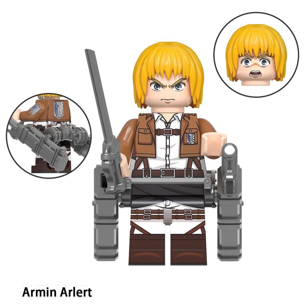 

Attack On Titan Assemble Particle Building Blocks Educational Children Toys Armin