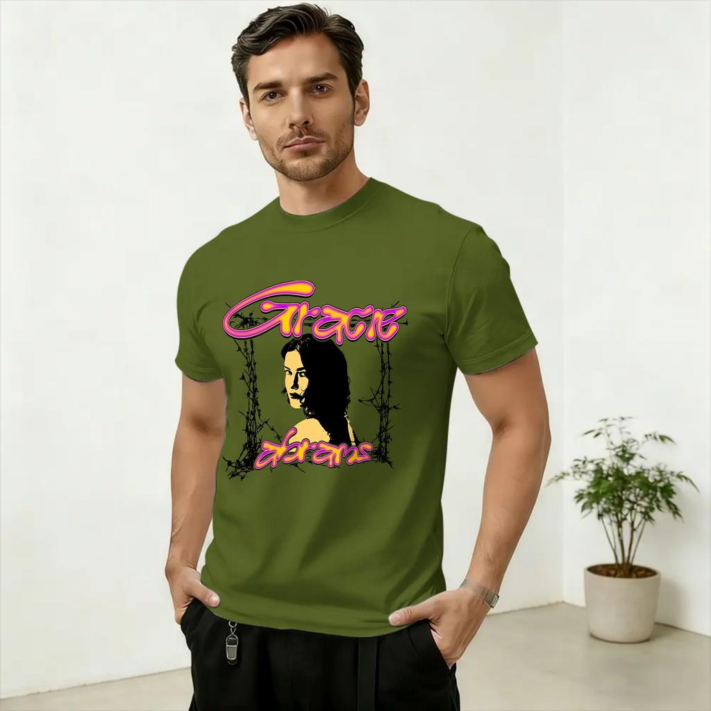 Unisexs TShirts Singer Chappell Roan Art Casual Cotton Tee Shirt Short Sleeve T Shirt O Neck Clothing Classic