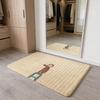 MONKEY CARTOON C-Curious GeorgeS Floor Mat Flannel Door Mat Non-Slip Absorbent Washable Indoor Home Rug