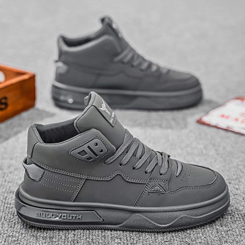 Canvas men's shoes autumn and winter 2025 new boys sports high-top skateboard shoes versatile retro casual winter trendy shoes