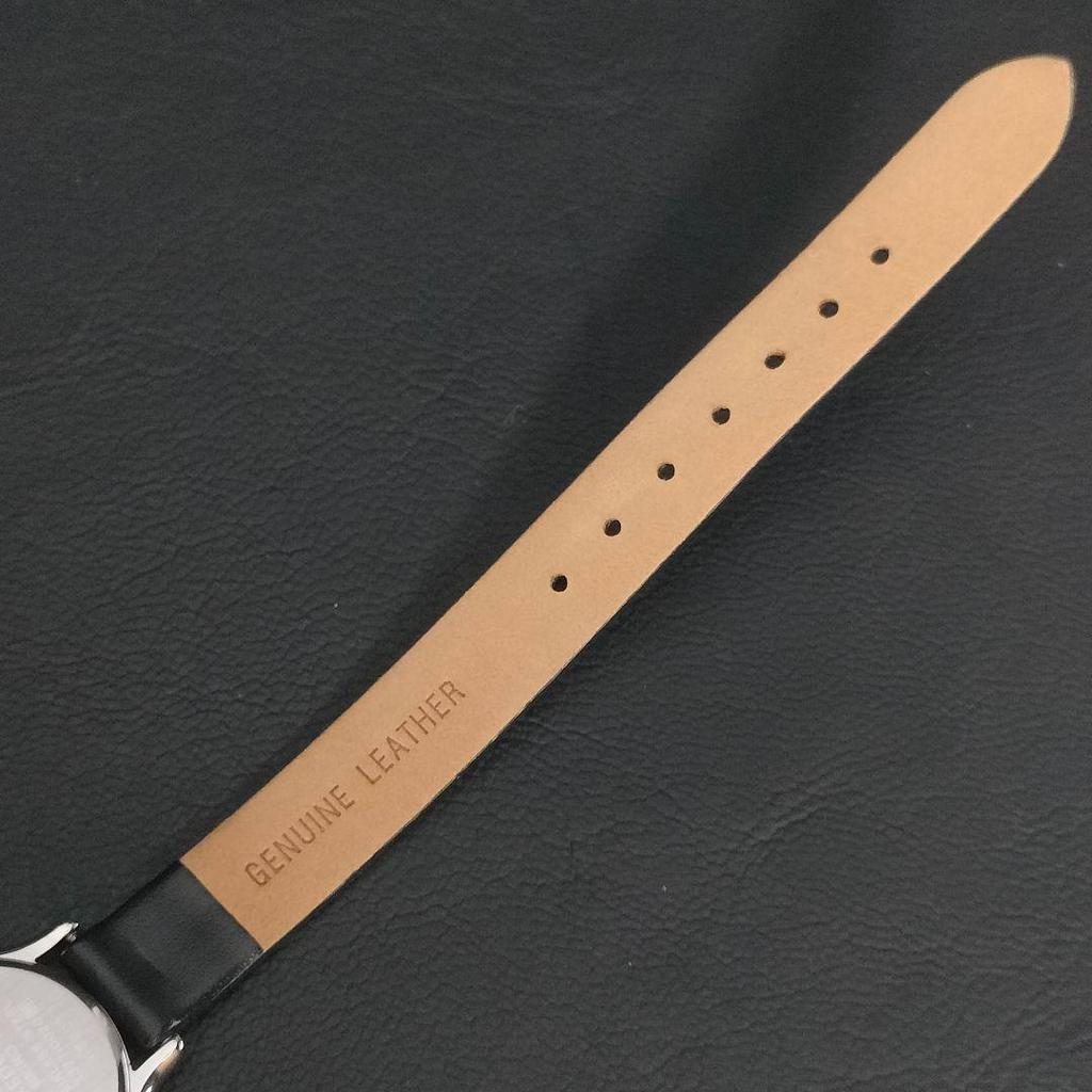 [USED] SEIKO Credor White/Black Leather Quartz