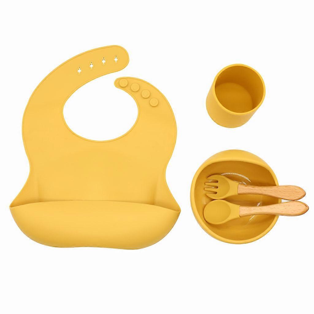 5-Piece Silicone Baby Feeding Set
