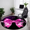 1pc Bow Ribbon Chair Carpet for Office - Durable, Ideal for Chair Mats, Stylish & Functional Decorative Rug Yy260203087