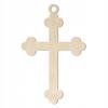 Cross Wooden Cross 10cm With a Hole for a Key Ring Pendant Scrapki 1PCS