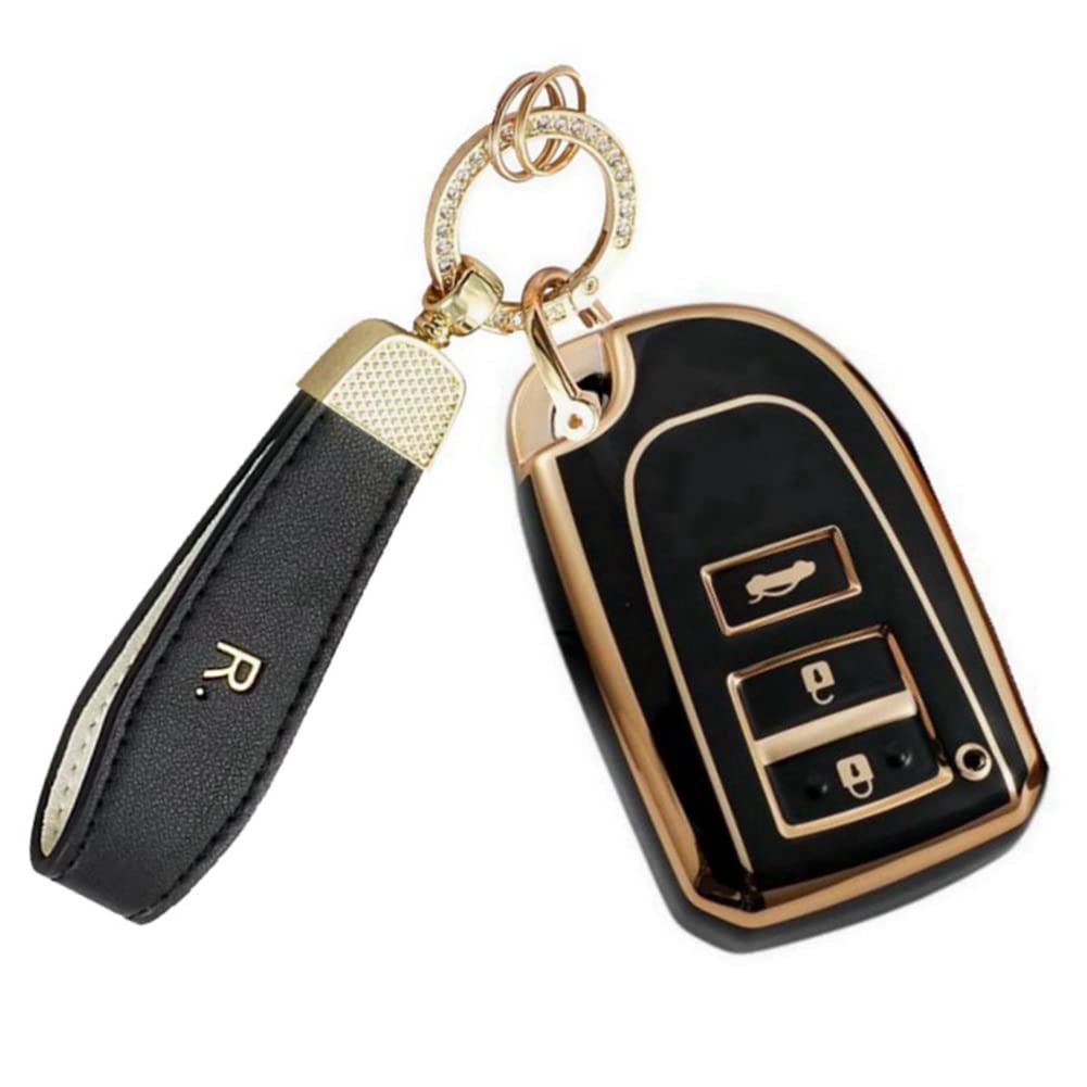 

Совместимость с чехлом для ключа Hiace для Toyota Hiace серии 200, чехол для ключа Porte Spade серии 140, Regius Ace серии 200 (черный)