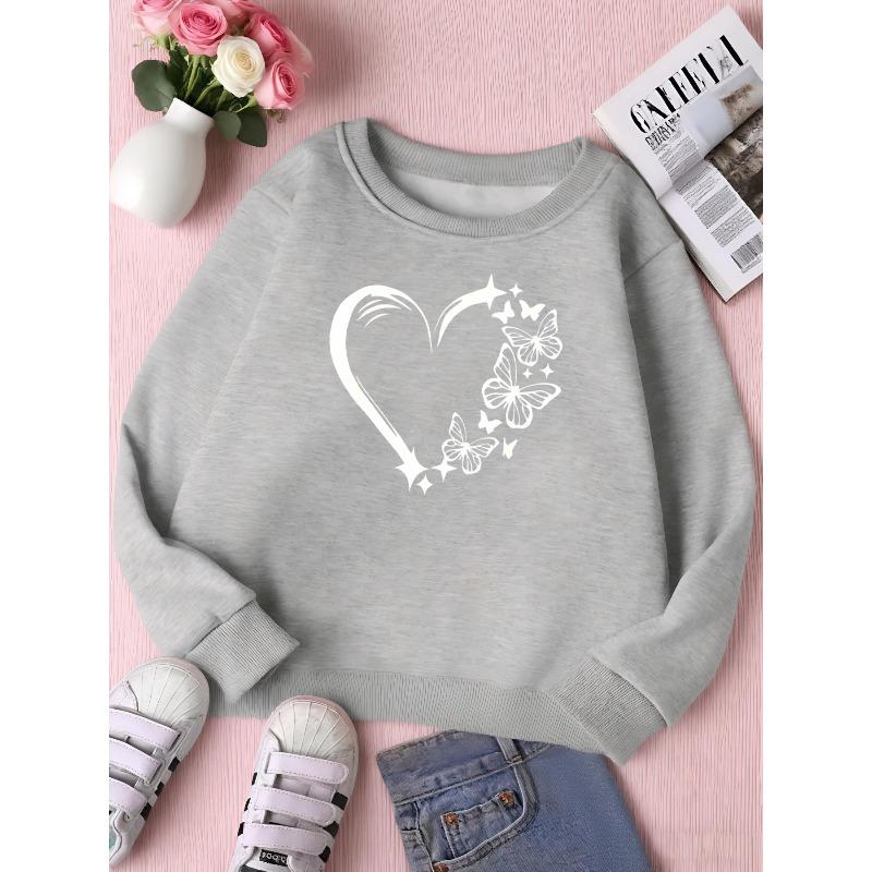 Kids Sweatshirt Autumn and Winter ,Round Neck Sweatshirt Casual Comfortable Warm Fashion Printed Top