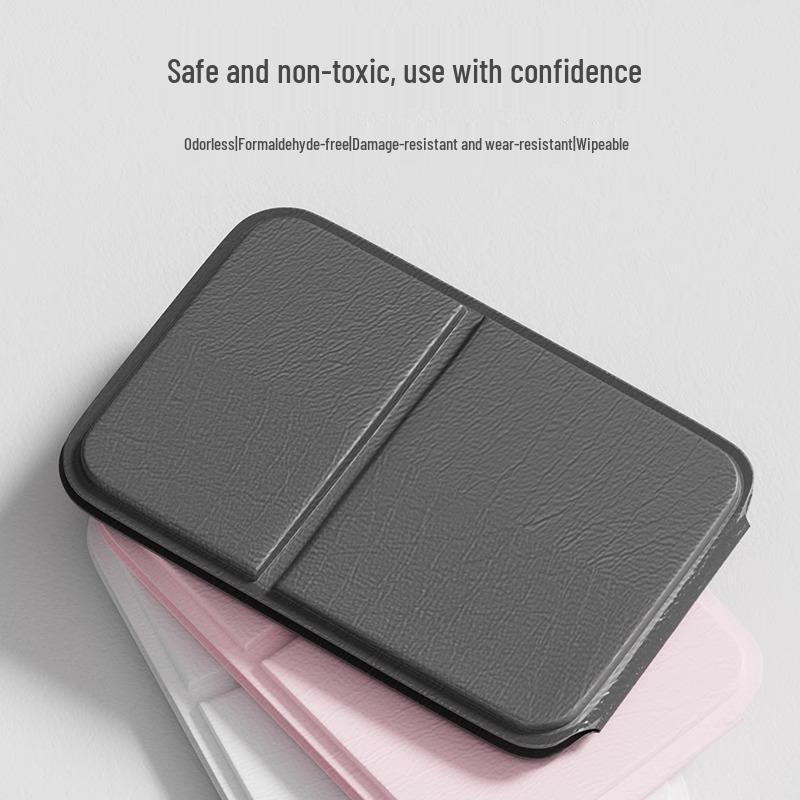Portable Full-Length Foldable Mirror for Dorms, Bathrooms, and Makeup - Stick-On Wall or Flat Use, Ideal for Students and Influencers.