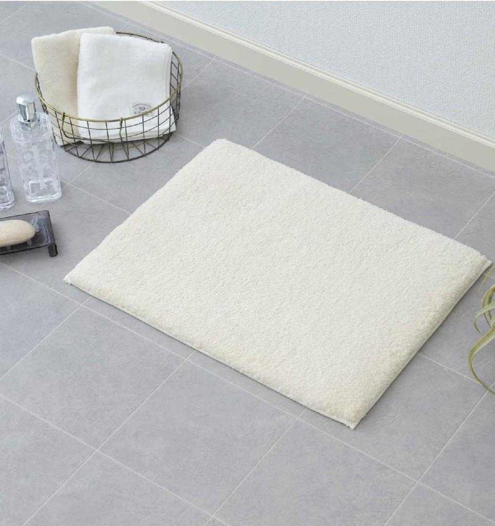 Senko Cushioni 3 Bath 45 x 60 70018 [BB Collection] Mat, Approx. cm, Ivory,