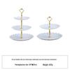 European Three-Tier Dessert Stand: Elegant Fruit Plate and Cake Display for Afternoon Tea