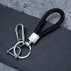 Men's High-End Woven Rope Keychain: Anti-Lost Key Ring for Cars & Motorcycles