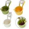 Multi Use Sink Hanging Strainer Basket with Detachable Bottom Cover and Filter
