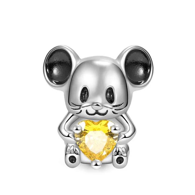 New Copper Scorpion Panda Elephant Monkey Dog Charm Bead Fit For Original Bracelet Necklace Diy Women'S Boutique Jewelry