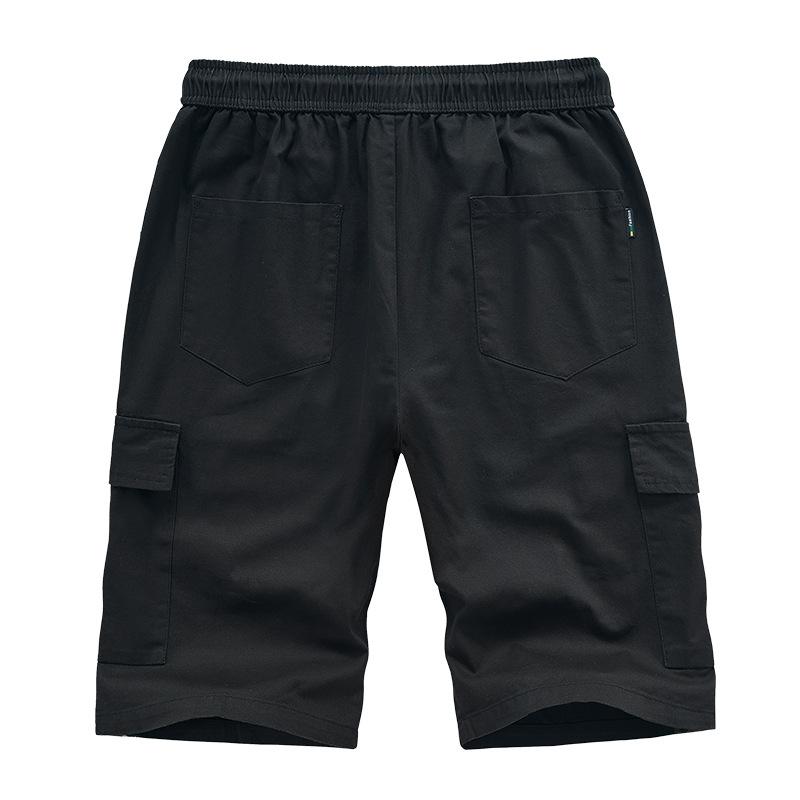 Pantaloni scurți cargo de vară cu mai multe buzunare Pantaloni scurti cargo pentru bărbați Pantaloni scurți largi, drepti