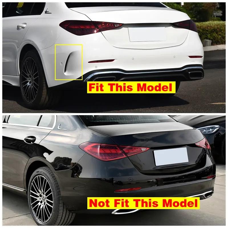 For Mercedes Benz Class C W206 -2025Exterior Car Piece Rear Fiber Carbon Fiber Chrome Fiber Frame Cover Refit