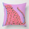 Abstract Art Animal Theme Throw Pillow Cover 20X20 Inch Cushion Cover Cafe Sofa Decorative Throw Pillow Covers Short Plush