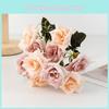 Flower Rose Simulation Dining Table Living Room Decoration Props Flowers