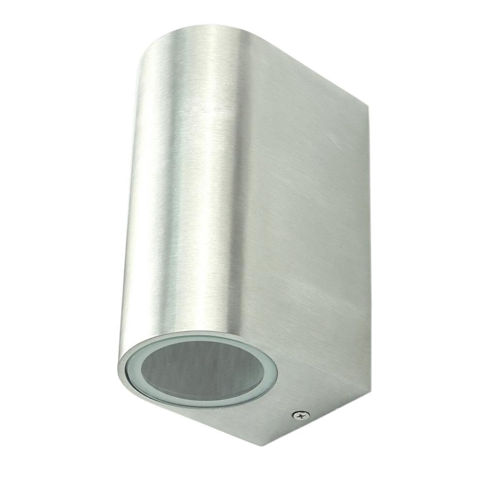 Kinkiet Ogrodowy Zewnętrzny Elewacyjny Boston 2Xgu10 Ip44 Inox Goldlux