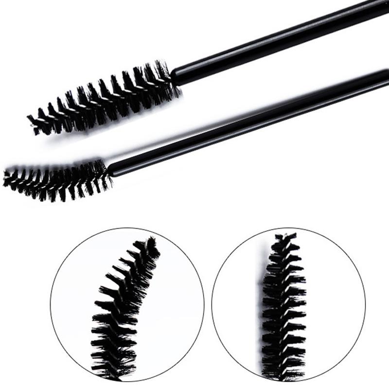 500/1000pcs Eyelash Brush Applicator Wholesale Lash Mascara Wands Brushes For Eyelash Extension Eyebrow Spoolies Beauty Tools