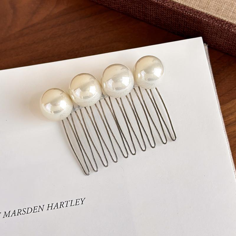 Small Size 7 Teeth Insert Comb Clip Women Hair Styling Hairpins Women Headwear Jewelry Bangs Broken Hair Comb Clip Girls Gifts