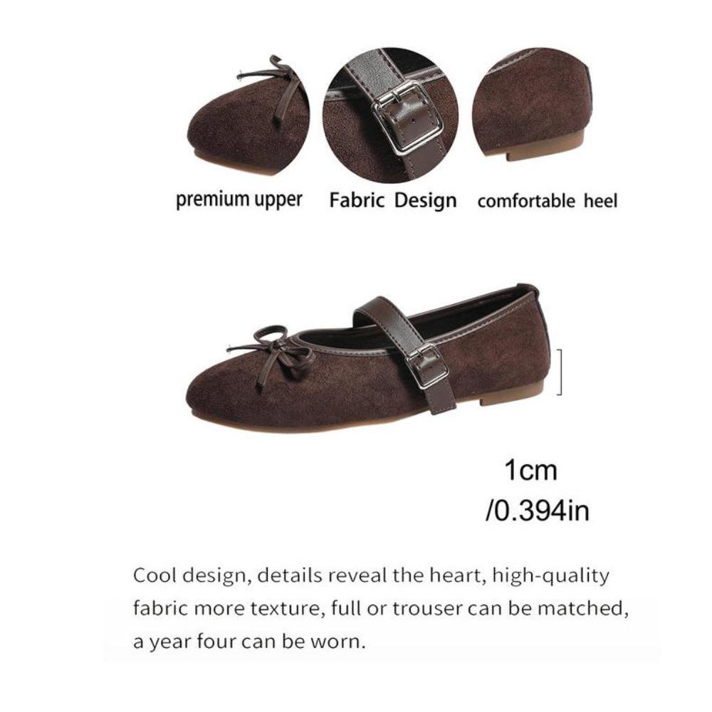 Large Size Flat Bottom Single Shoes for Women Butterfly Knot French Style Evening Mary Janes Casual Footwear Summer Season
