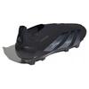 Adidas Predator 24 Elite Laceless FG Base Black Pack Unisex-Sneaker Core-Black Carbon IE1807