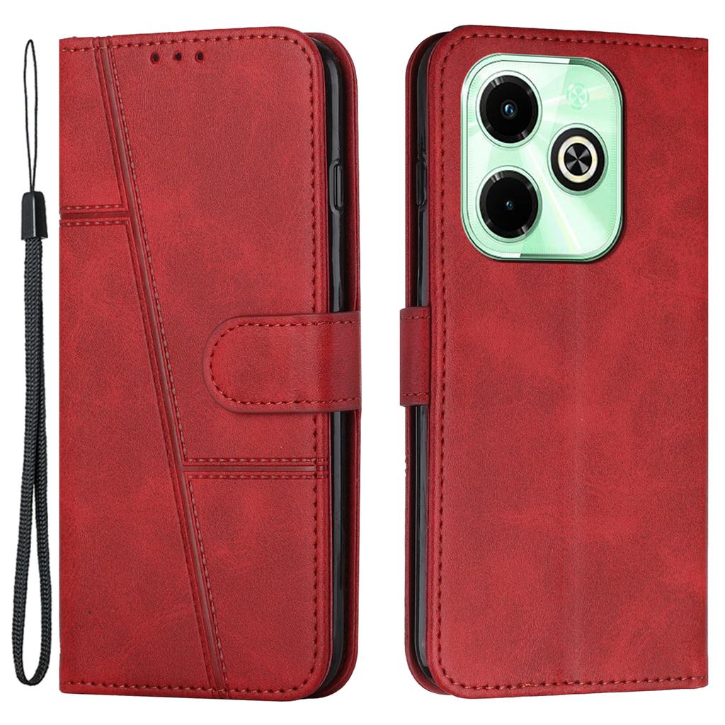 For Infinix Hot 40i Mobile Phone Case Wallet Stand Flip PU Leather Cover