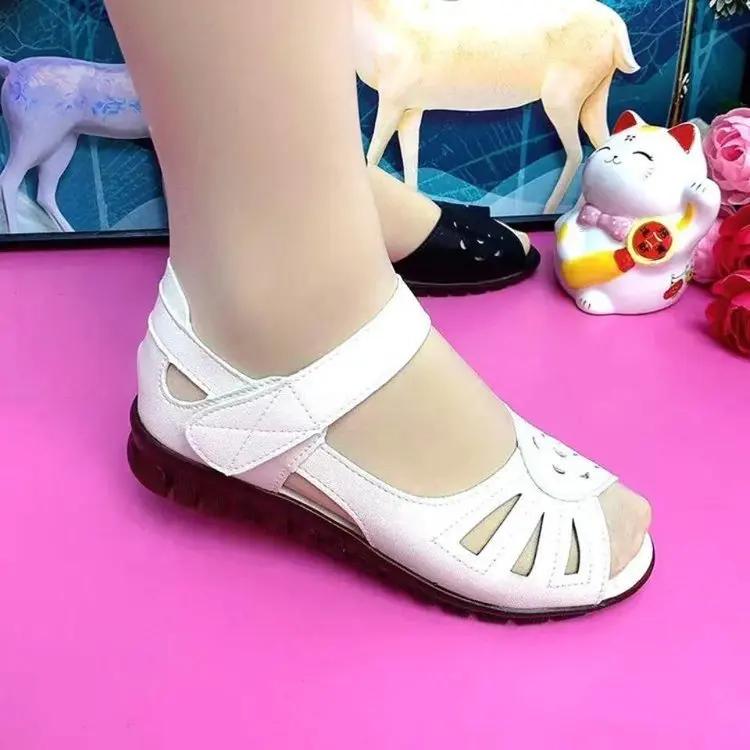 Fashion 2024new Shoes Women Sandals Premium Mid Heels Platform    Orthopedic Party Plus Size