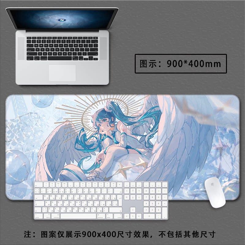 Hatsune Miku Cyber City Anime Large Desk Pad NonSlip AntiDirt Extended Gaming Mouse Pad