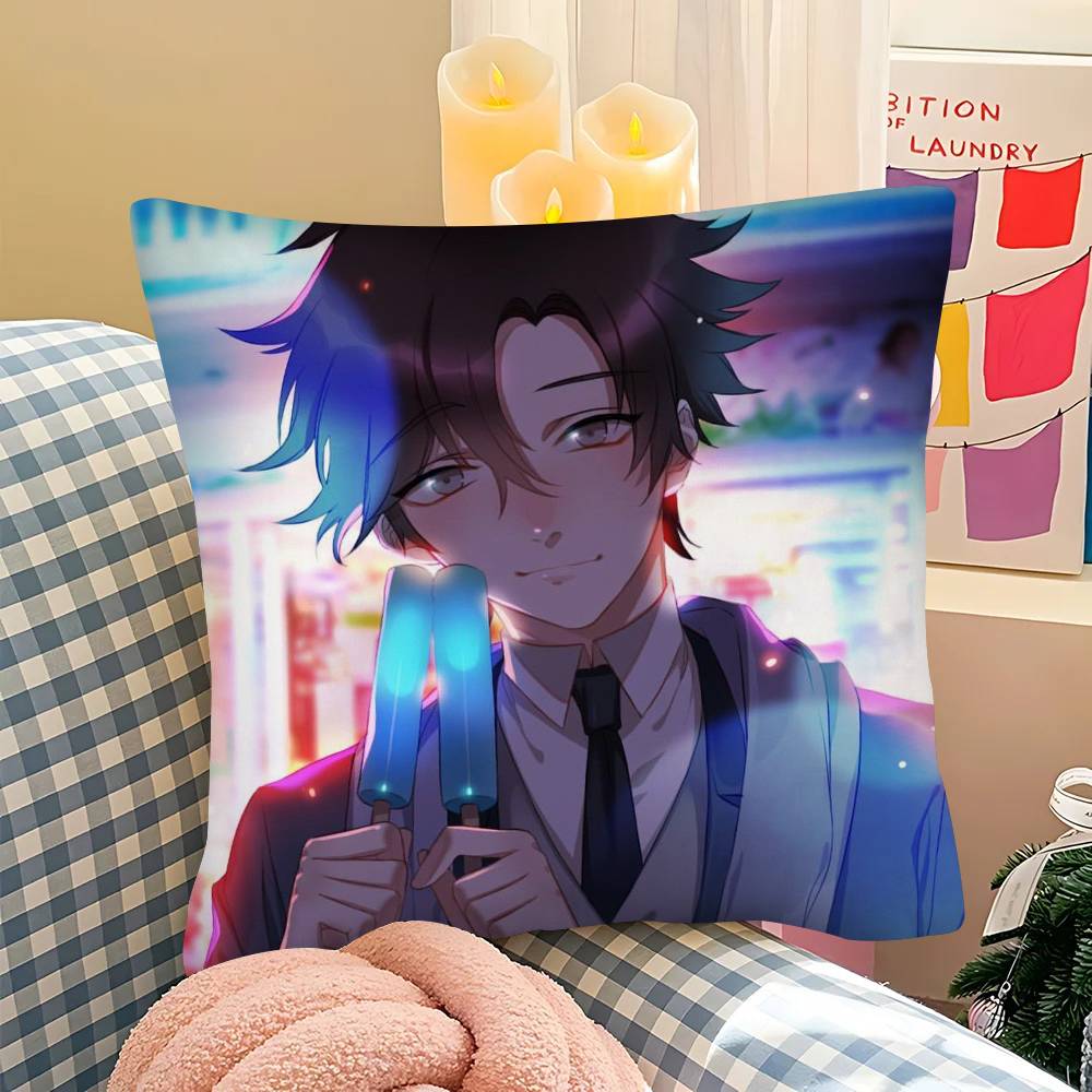 1Pc Mystic M-Messenger 707 Jumin Han Pillow Case Fashion Square Pillowcase Bedroom Sofa Room Ins Decoration Leisure