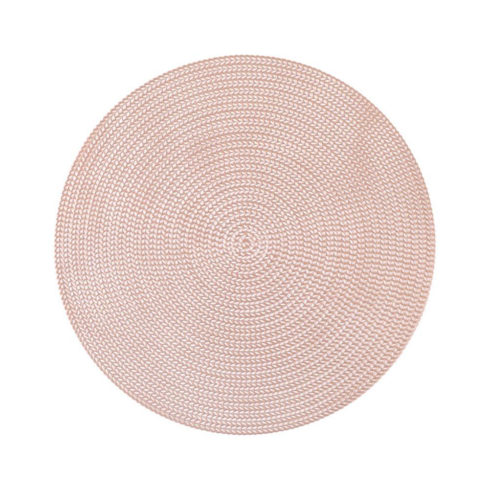 High Quality Multicolor Table Placemat Non-slip PVC Heat Insulation Pad Heat-proof Round Dinner Table Decorative Mat Restaurant L