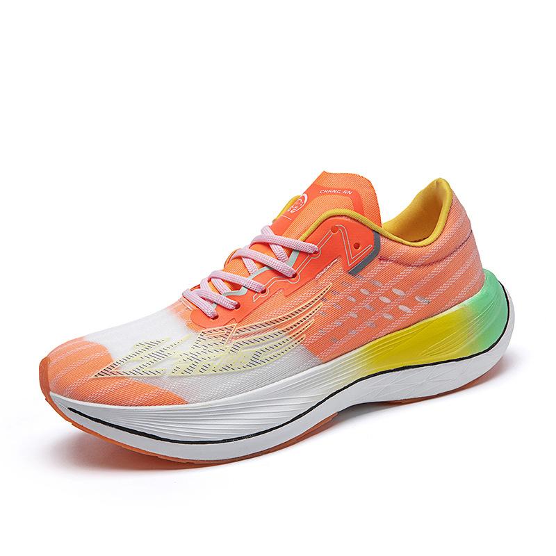 Flying PB full palm carbon board running shoes male students racing professional track and field sports sports shoes children ultra-light runni