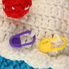 100 Pcs/Pack Mini Knitting Crochet Locking Stitch Markers Can Baby Greeting Card Plastic Markers Holder Needle Clip Craft