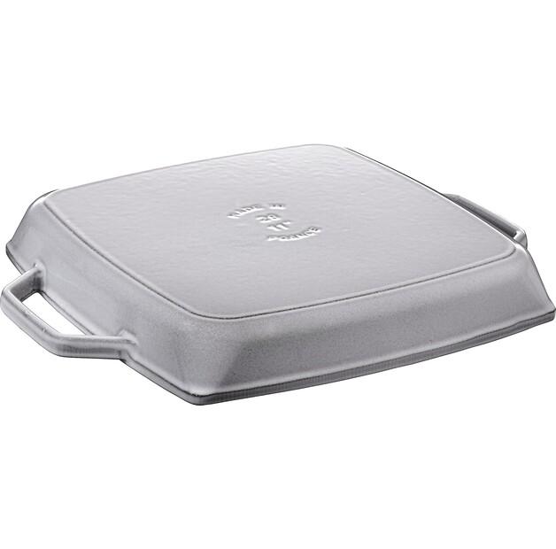 Square Zwilling Staub Grill Pan 33x33 Cm, Grey (40511-785-0)
