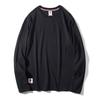 Export Tail Order T-Shirt Men's Long Sleeves Pure Cotton Autumn American Fashion Brand Bottoming Shirt Cut Label Original Order Menswear Clothing
