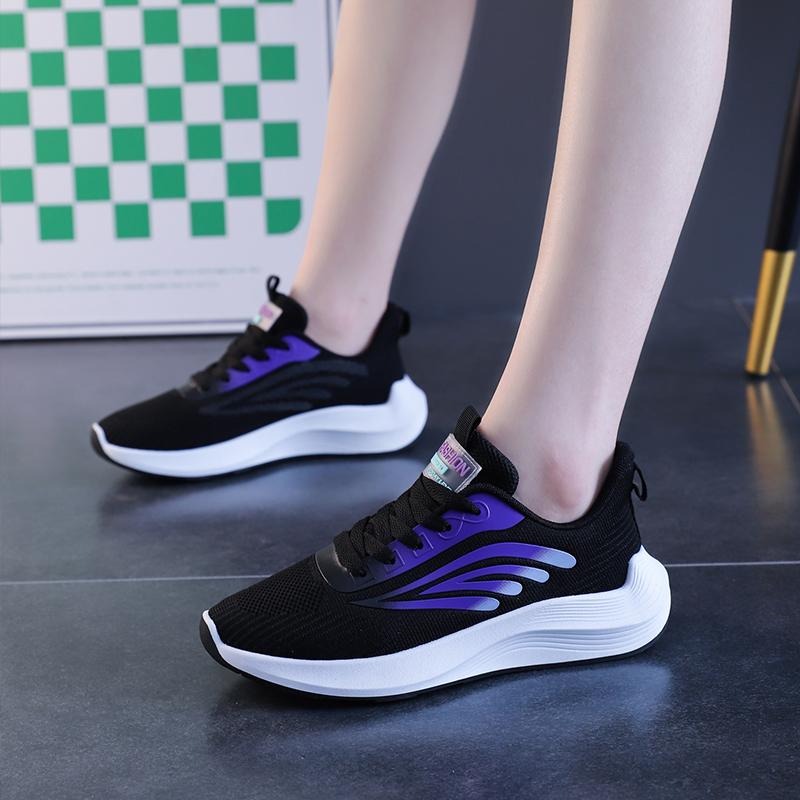 Fashion New Sports Shoes for Women in Spring and Summer Non Slip Soft Sole Wear-resistant Mesh, Breathable Casual Shoes Versatile