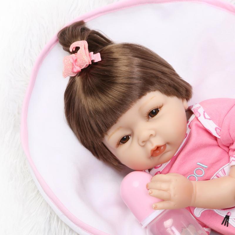 NPK Lifelike Soft Cloth Doll - Cute Girl Baby Simulation Toy