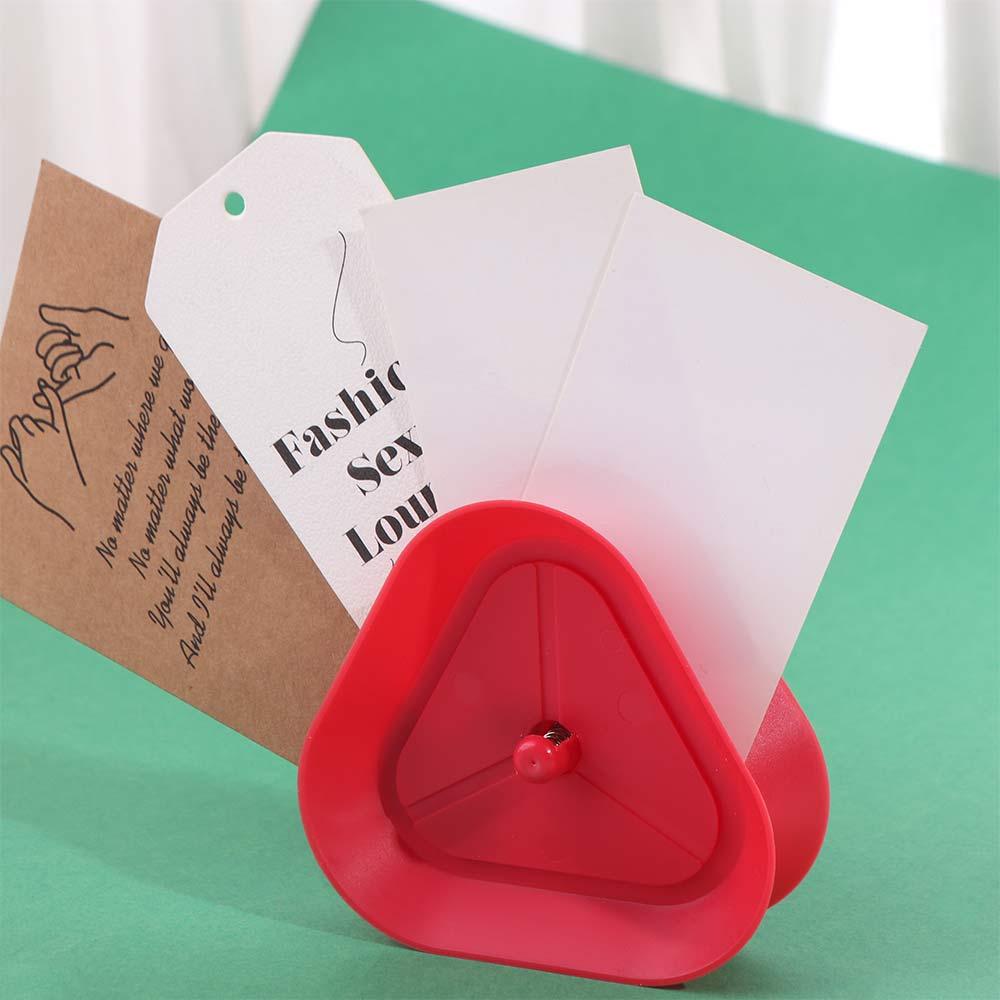 4Pcs/Set Spring-loaded Lazy Person Poker Seat Triangle Shaped Board Game Cards Stand Recreation