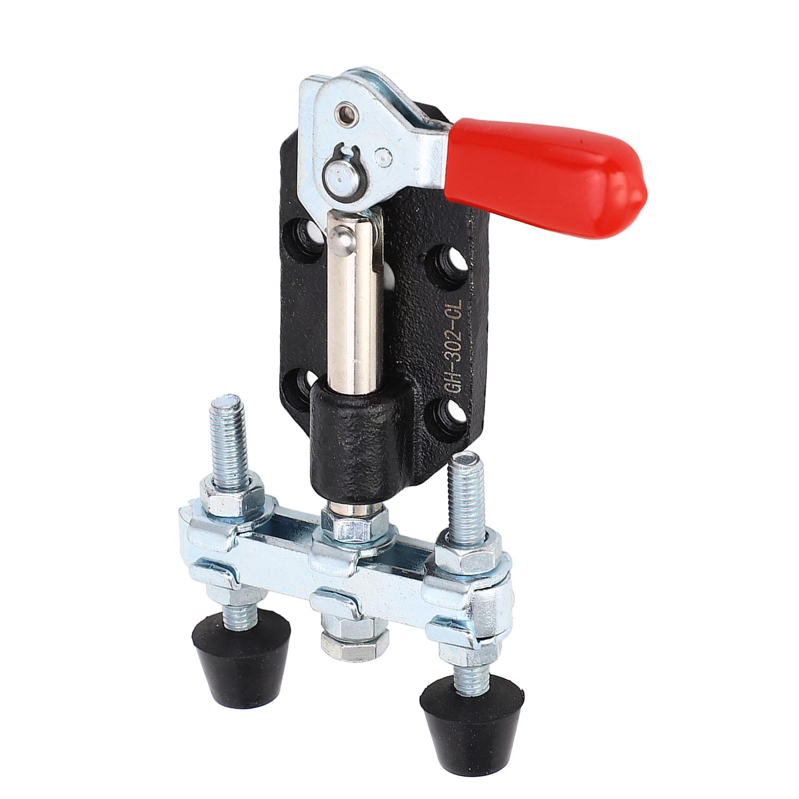 

Зажим Push Pull с двойной головкой из высокоуглеродистой стали, быстросъемный, регулируемый, с шарнирным соединением, 90 кг