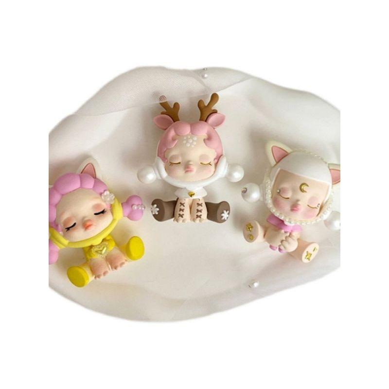Cute Cartoon Doll Car Aromatherapy Air Conditioning Air Outlet Ornament Car Fragrance Fragrance Fragrant Stone Gift for Women