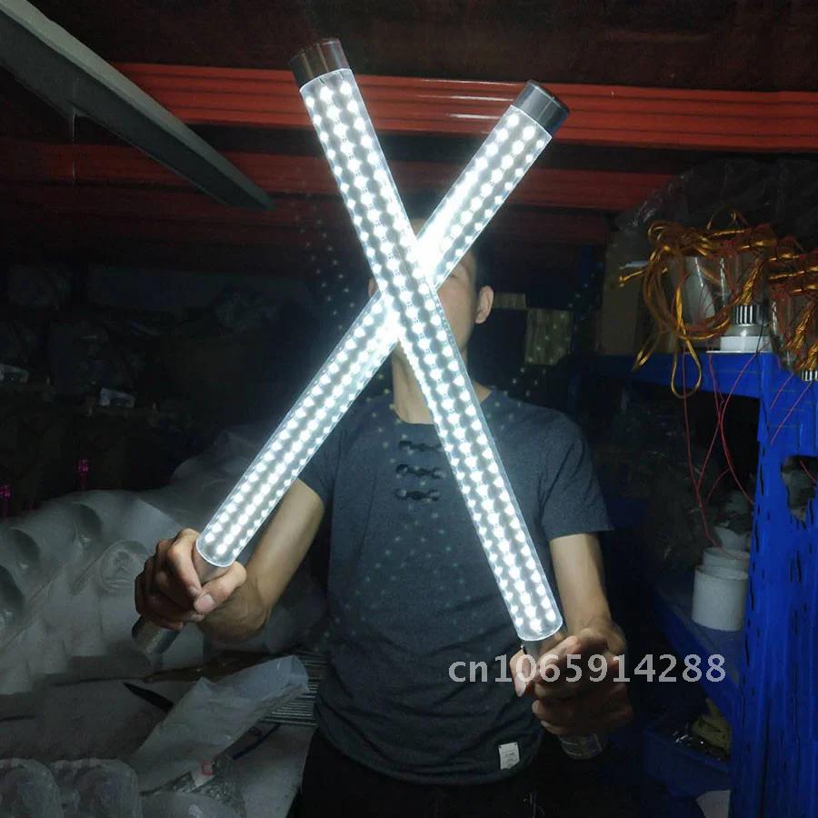 Aluminum Alloy Flash Stick Rechargeable LED Flash Stick Bar Wine Atmosphere Props KTV Luminous Wine Glow Stick