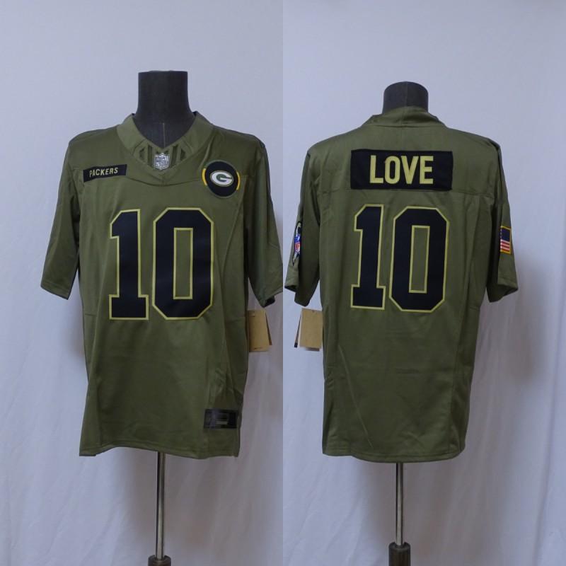 Olive Green NFL Football Jersey Fan Apparel Men Women Sports Team Support Casual Wear