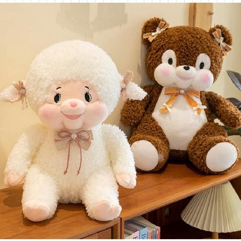 Sheep Cartoon Bear Penguin Plush Toy Doll Room Decoration Child Gift Christmas