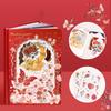 Color Pages Exquisite Diary Notebook Rose Style Romantic Diary Planner Retro Rose Notebook  School