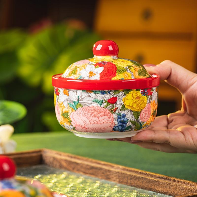 Bowl Household ceramic tableware High value salad bowl Noodle bowl Soup bowl Fruit bowl New large bowl Personal only