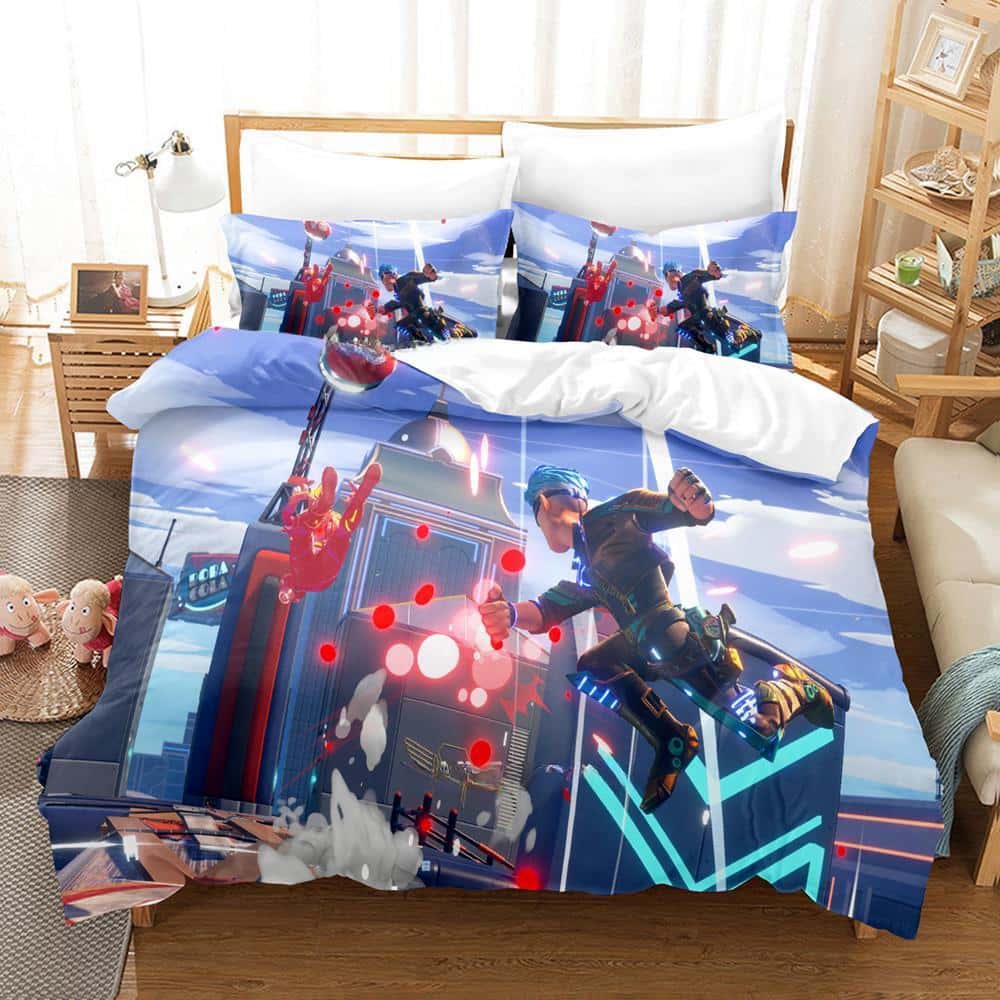 Fashion 3D Print Anime Game Knockout City Bedding Collection Single Twin Full Queen King Size Bed Collection Adult Kid Bedroom Duvetcover Collections