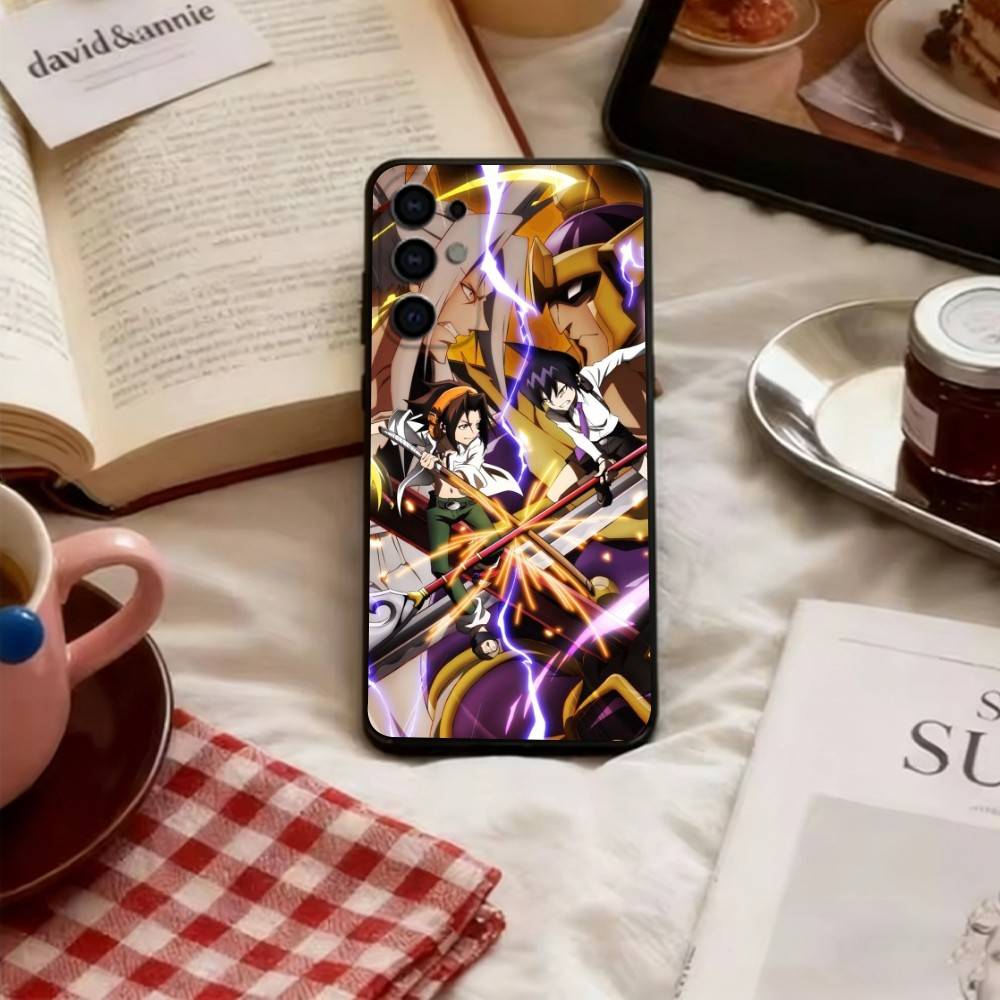 

Чехол для телефона Shaman King для Samsung S25, S24, S21, S22, S23, S30, Ultra, S20, Plus, Fe, Мягкий черный чехол Samsung S225G