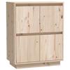 VidaXL Buffet Armoire de Rangement Organisateur de Maison Meuble de Rangement Armoire de Salon Intérieur 60x34x75 cm Bois 813375